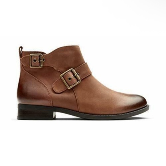 VIONIC Logan Ankle Boots leather size 6 - Picture 1 of 8